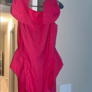 Barbie pink peplum dress